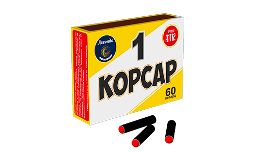  Петарды Корсар 1 в пленке  в Избербаше
